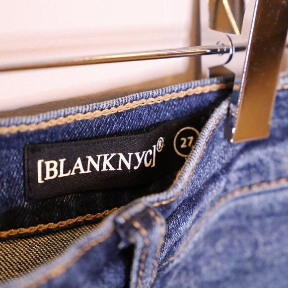 NWT Blank NYC Denim Cut Off Shorts Bermuda Sz 27 - Picture 4 of 6